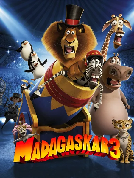Madagaskar 3 poster