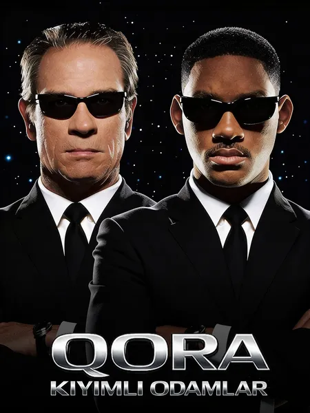 Qora kiyimli odamlar poster