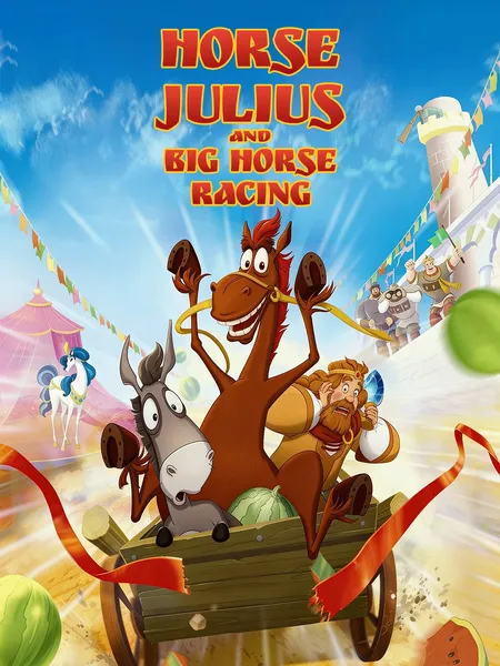 Horse Julius and Big Horse Racing poster