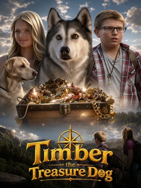 Timber the Treasure Dog poster