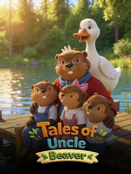 Papa Beaver's Story Time poster