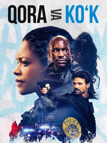 Qora va ko'k poster
