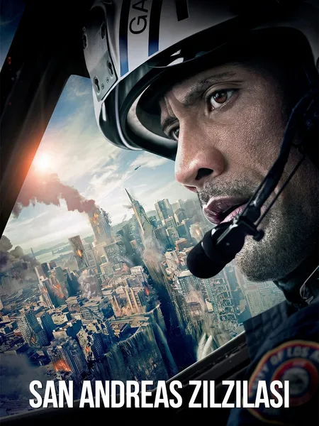 San Andreas zilzilasi poster