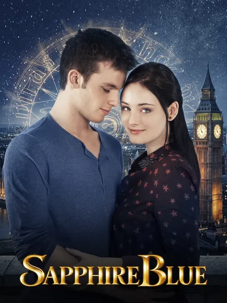 Saphir blue poster